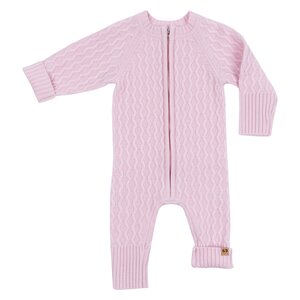 Tinynord Merino wool overall Merci Pink - Tinynord