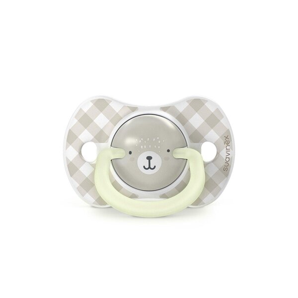 Suavinex symmetrical soothers 2pcs, 6/18m Wild & Free Grey - Suavinex