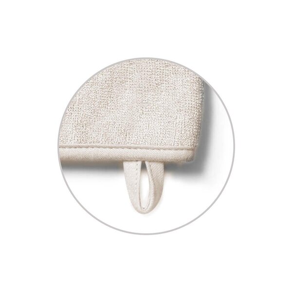 BabyOno Bamboo baby wash mitt Beige - BabyOno
