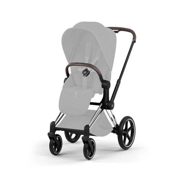 Cybex Priam Style vankrikomplekt Sepia Black,  Chrome Brown raam - Cybex