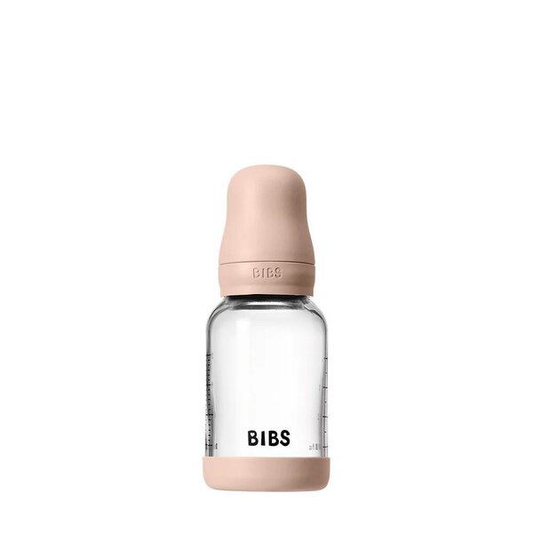 Bibs glass baby bottle, 120ml Slow Flow Blush - Bibs