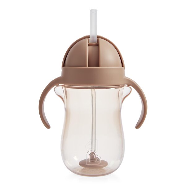 Munchkin бутылочка с соломинкой 296ml Dog Beige - Munchkin