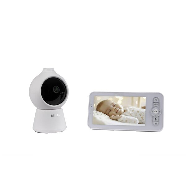 Beaba Zen Smart AI video baby monitor, no plug White - Beaba