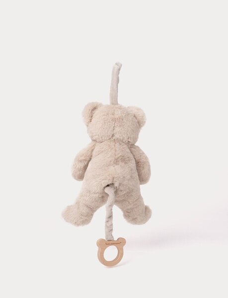 Teddykompaniet Soft toy with music 37cm, Teddy Bear Beige - Teddykompaniet