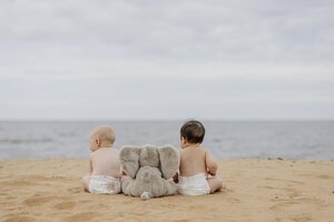 Teddykompaniet soft toy Sebbe, Elephant Grey - Teddykompaniet