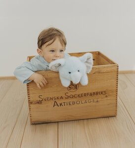 Teddykompaniet soft toy Soft Squad, Elephant Blue - Teddykompaniet