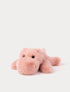 Teddykompaniet soft toy Soft Squad, Hippo Pink - Teddykompaniet