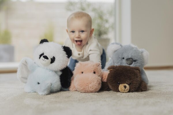 Teddykompaniet soft toy 30cm, Soft Squad Hippo  - Teddykompaniet