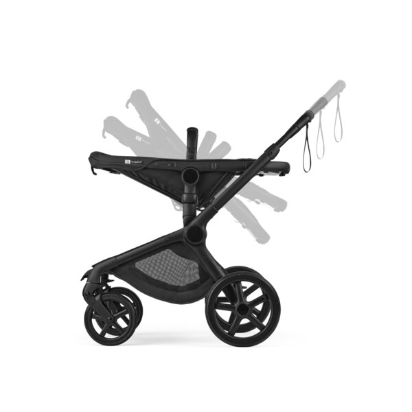 Bugaboo Fox 5 Renew 2in1 vankrikomplekt Black/Fern Green - Bugaboo