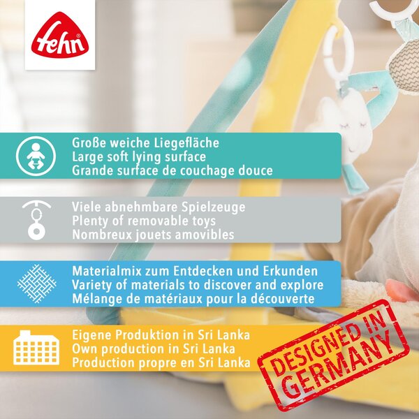 Fehn 3-D activity quilt Capybara Beige - Fehn