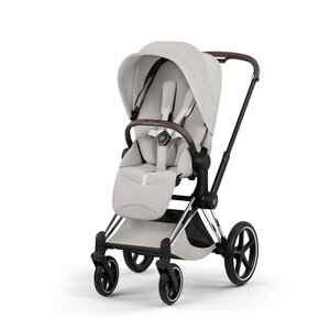 Cybex Priam Style stroller set City Grey,Frame Chrome Brown - Cybex