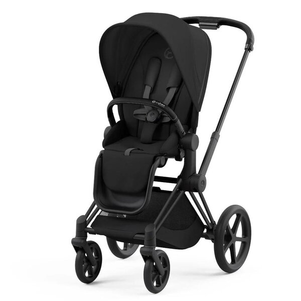 Cybex Priam V4 kомплект коляски Khaled-Sepia Black, Frame Matt Black - Cybex
