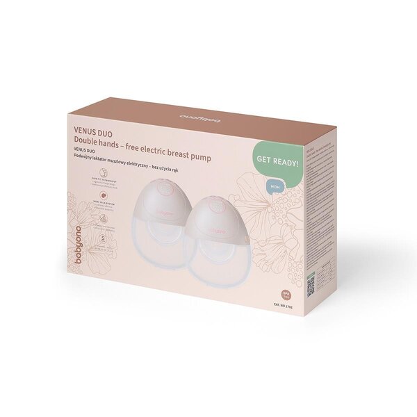 BabyOno käed vaba elektriline rinnapump Venus Duo - BabyOno