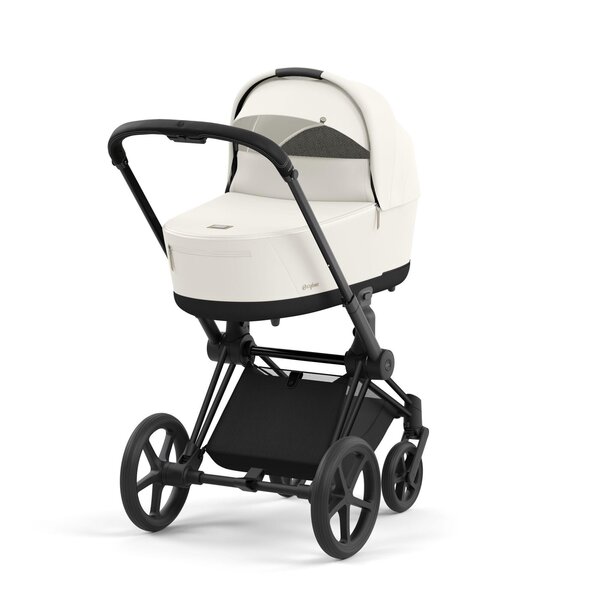 Cybex Priam V4 kомплект коляски Off White-Sepia Black, Frame Matt Black - Cybex