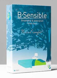 B.Sensible 2in1 kummiga voodilina 180x200cm, White - Leander